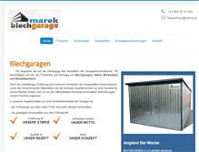 Tablet Screenshot of blechgarage.at